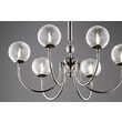 Candelabru modern linii elegante abajururi sticla 6xG9/60W Brilliante 2022 Jupiter